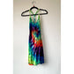 Adult Large Upcycled Tie Dye Tank Top Dress