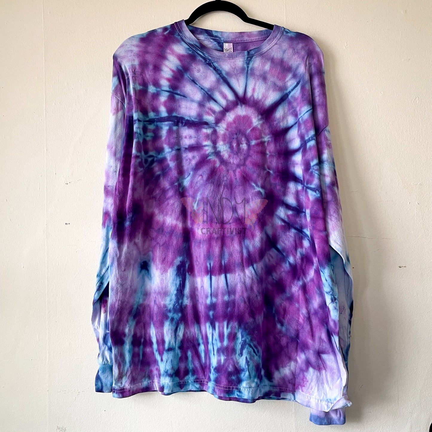 Adult Large Long Sleeve Tie Dye T-shirt