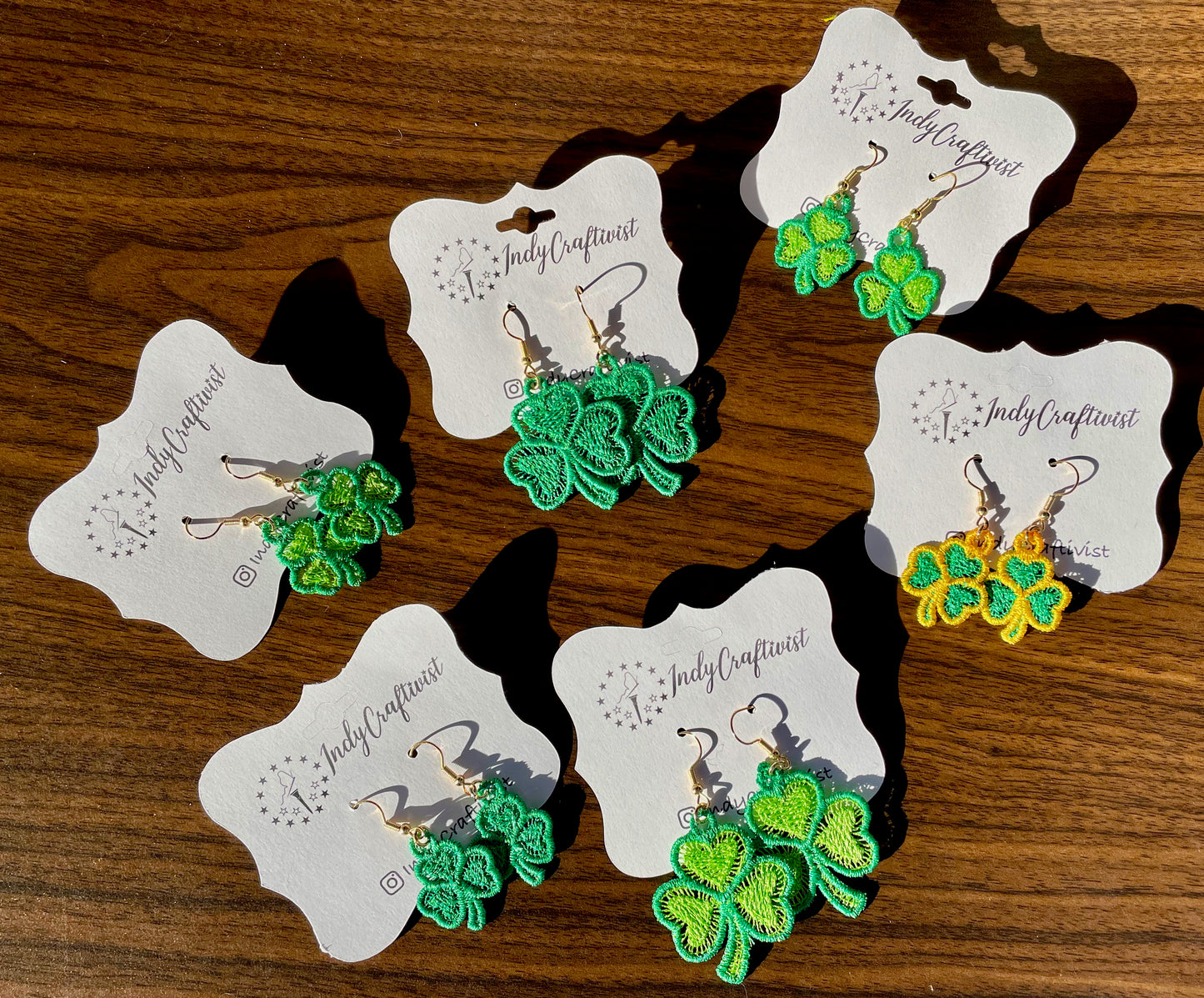 Made-To-Order Shamrock Earrings