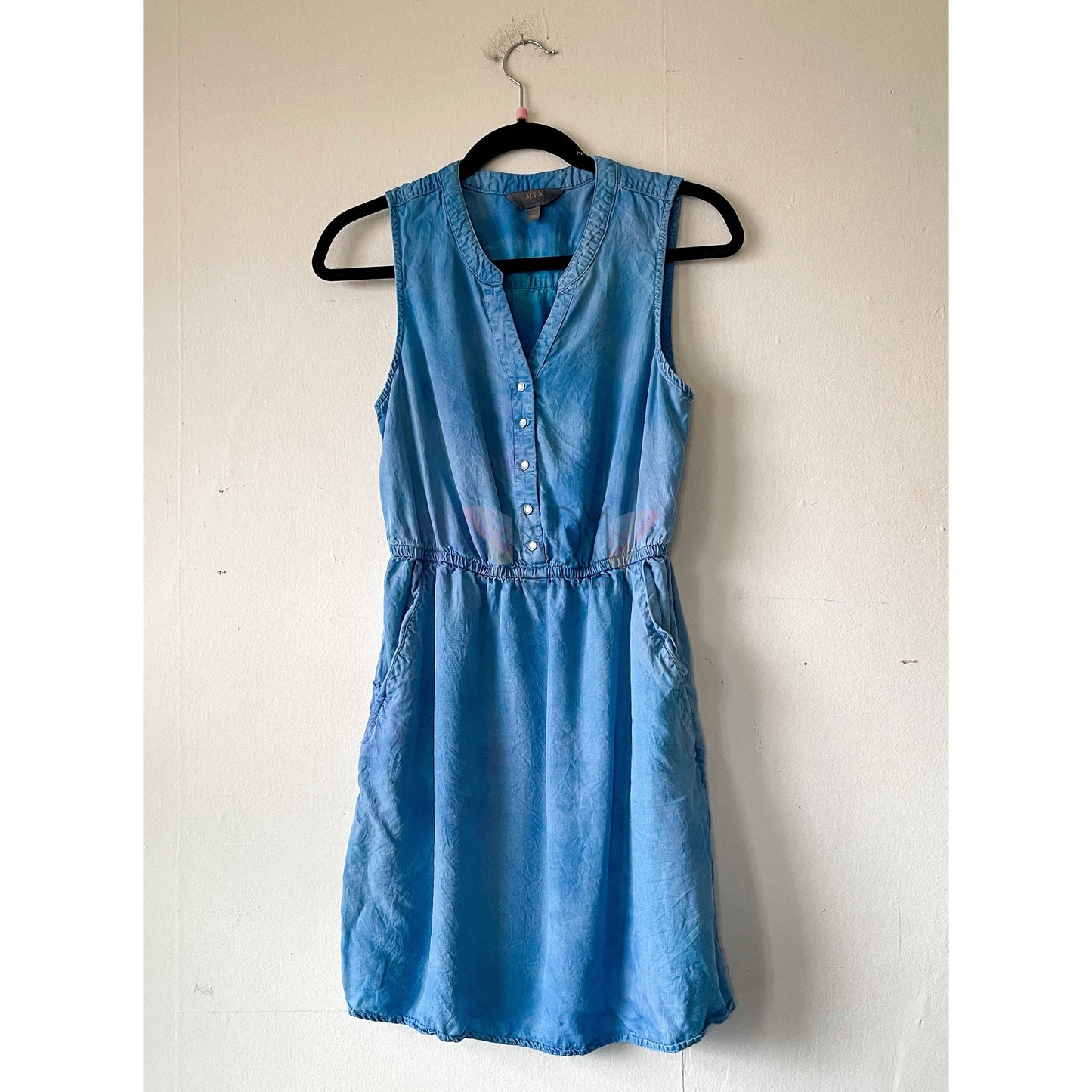 Super Cute Adult Small Tie Dye Button Down Dress