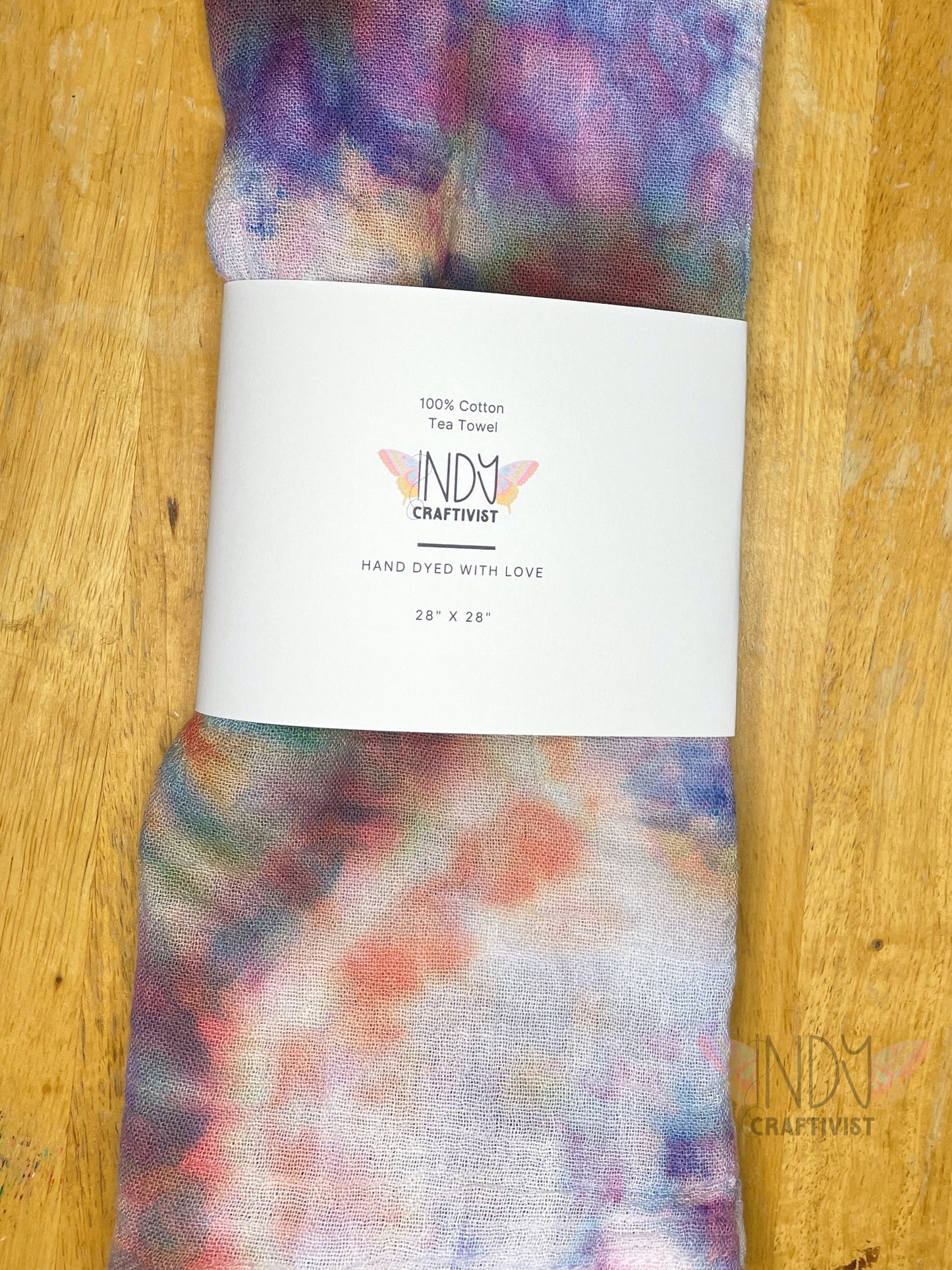 Ice Dyed Tea Towels