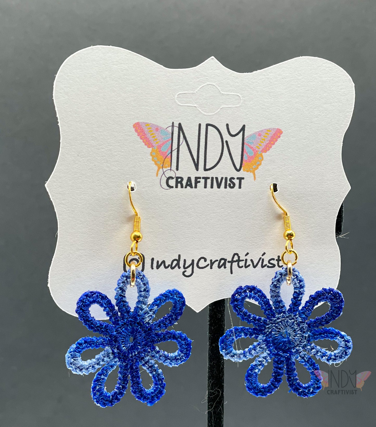 Made-To-Order Flower Tatting Earrings