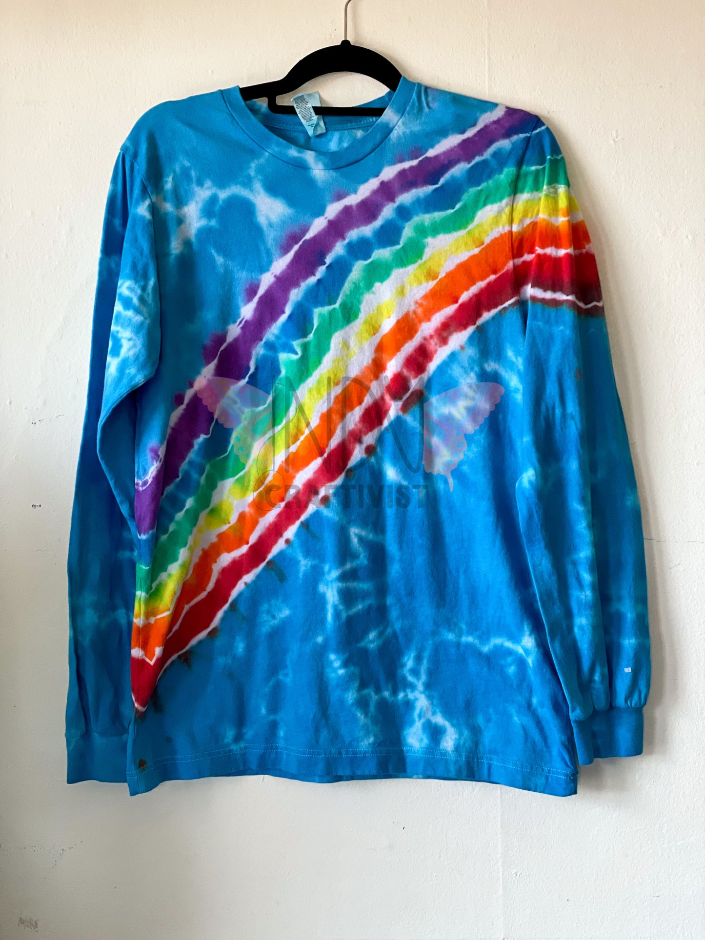 Adult Medium Long Sleeve Tie Dye T-shirt