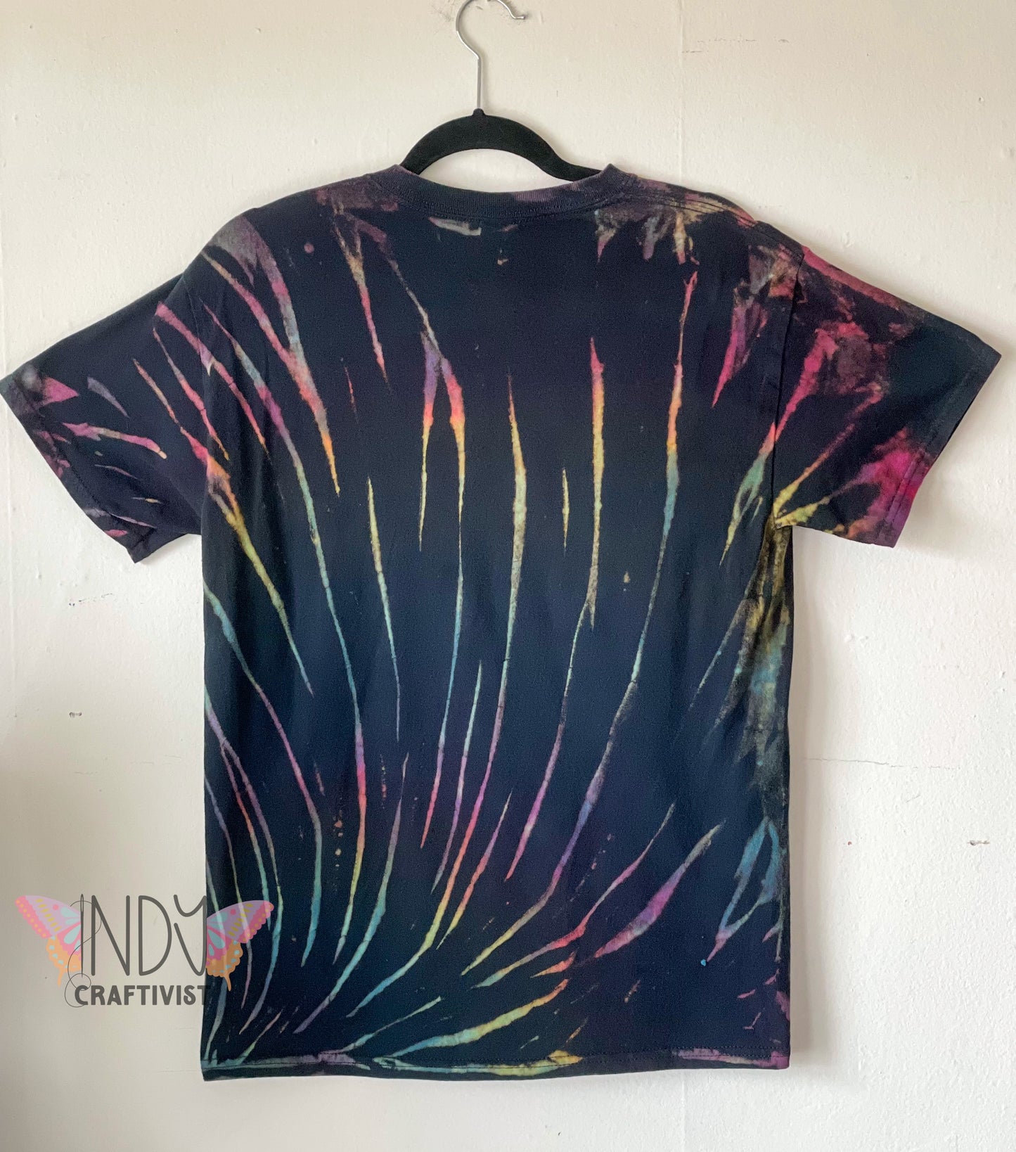 Practical Positivity Adult Medium Reverse Tie Dye T-shirt