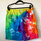 Tie Dyed Upcycled Cargo Shorts