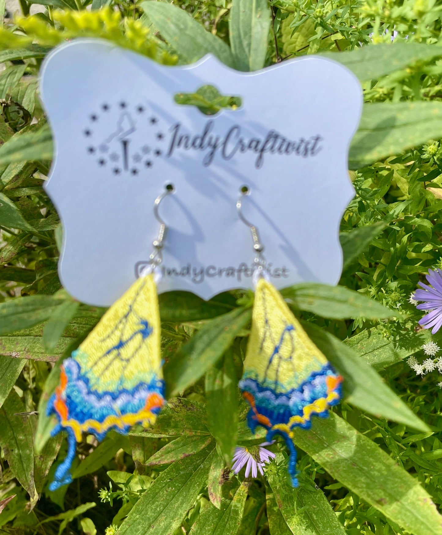 Made-To-Order Eastern Tiger Swallowtail Butterfly Wing Earrings