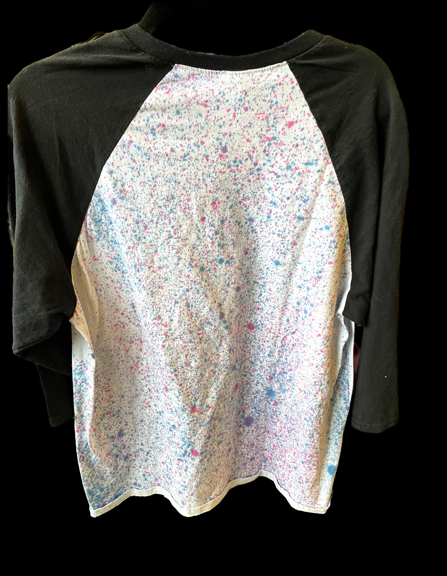 Adult Large 3/4 Sleeve Tie Dye T-shirt