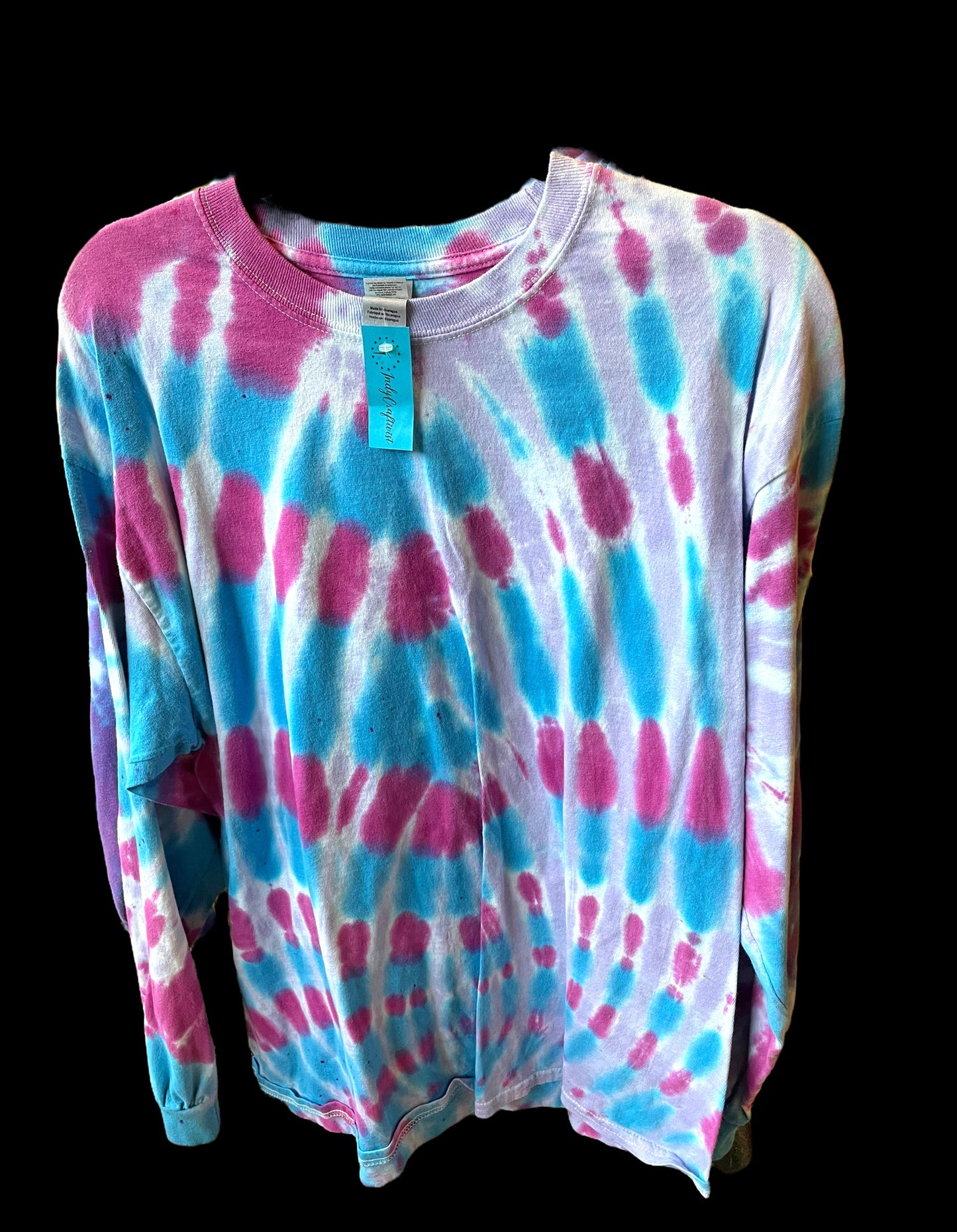 Adult Extra Large Long Sleeve Tie Dye T-shirt