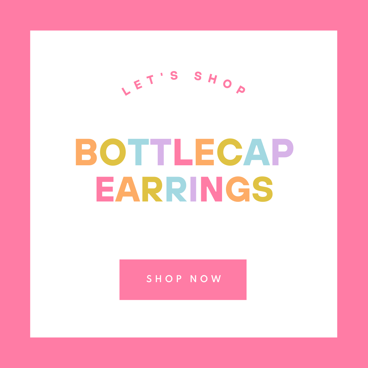Bottle Cap Earrings