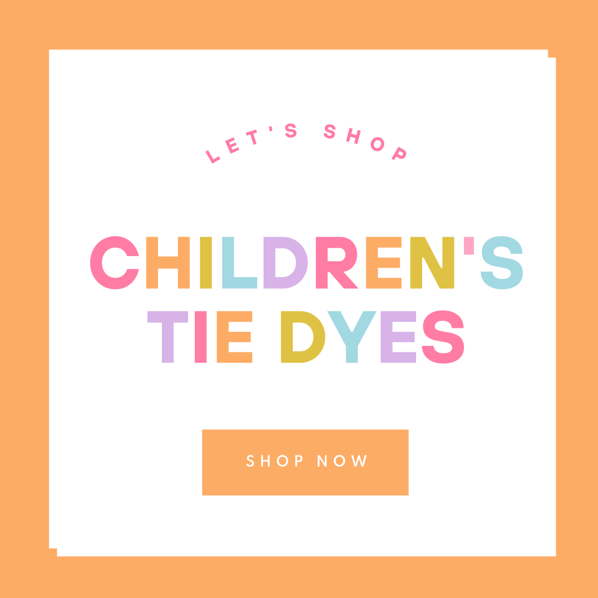 Children's Tie Dyes