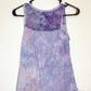Large Adult Ice Dyed Tank Top with Lace Shoulders
