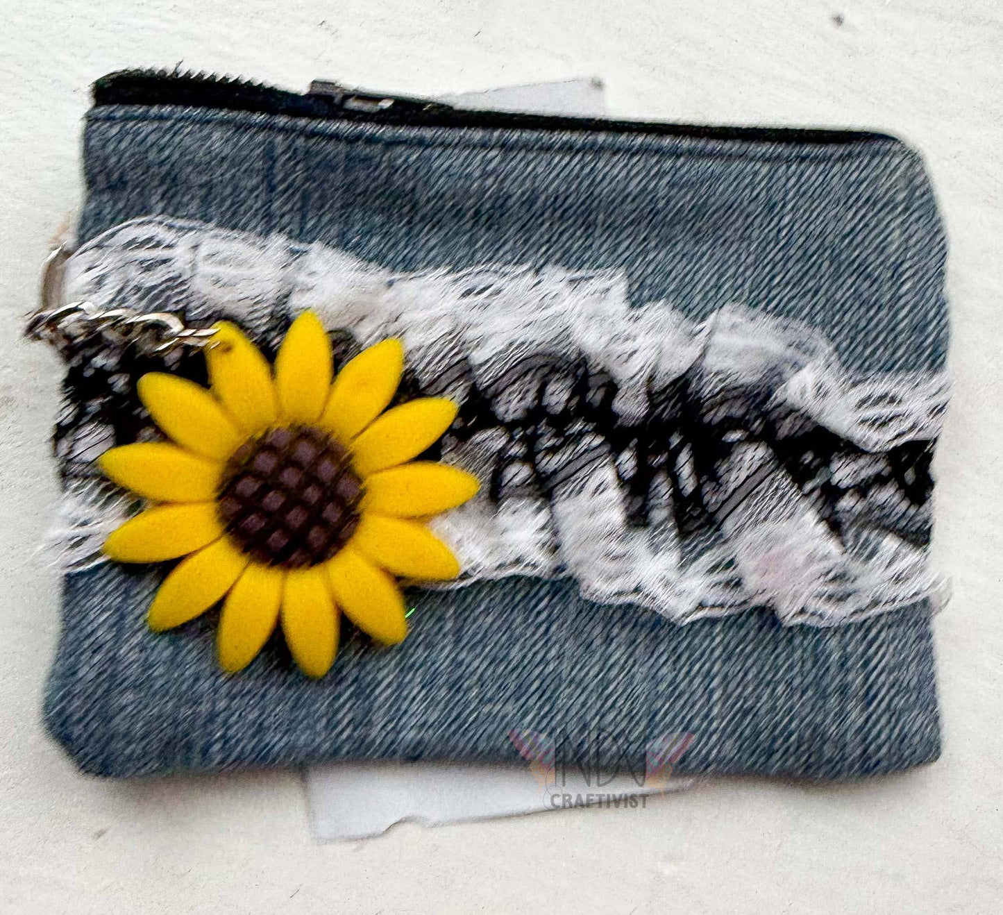Upcycled Denim Coin Purse