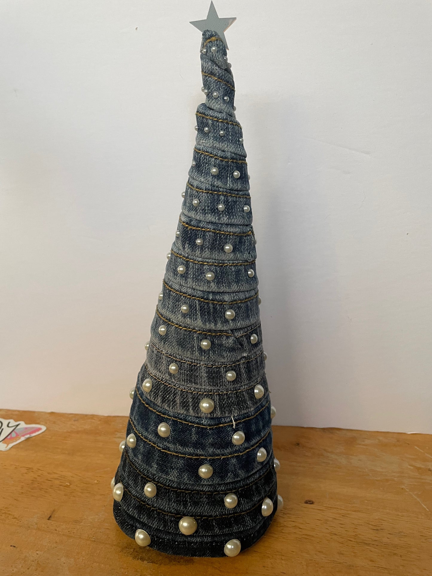 Upcycled Denim Tree