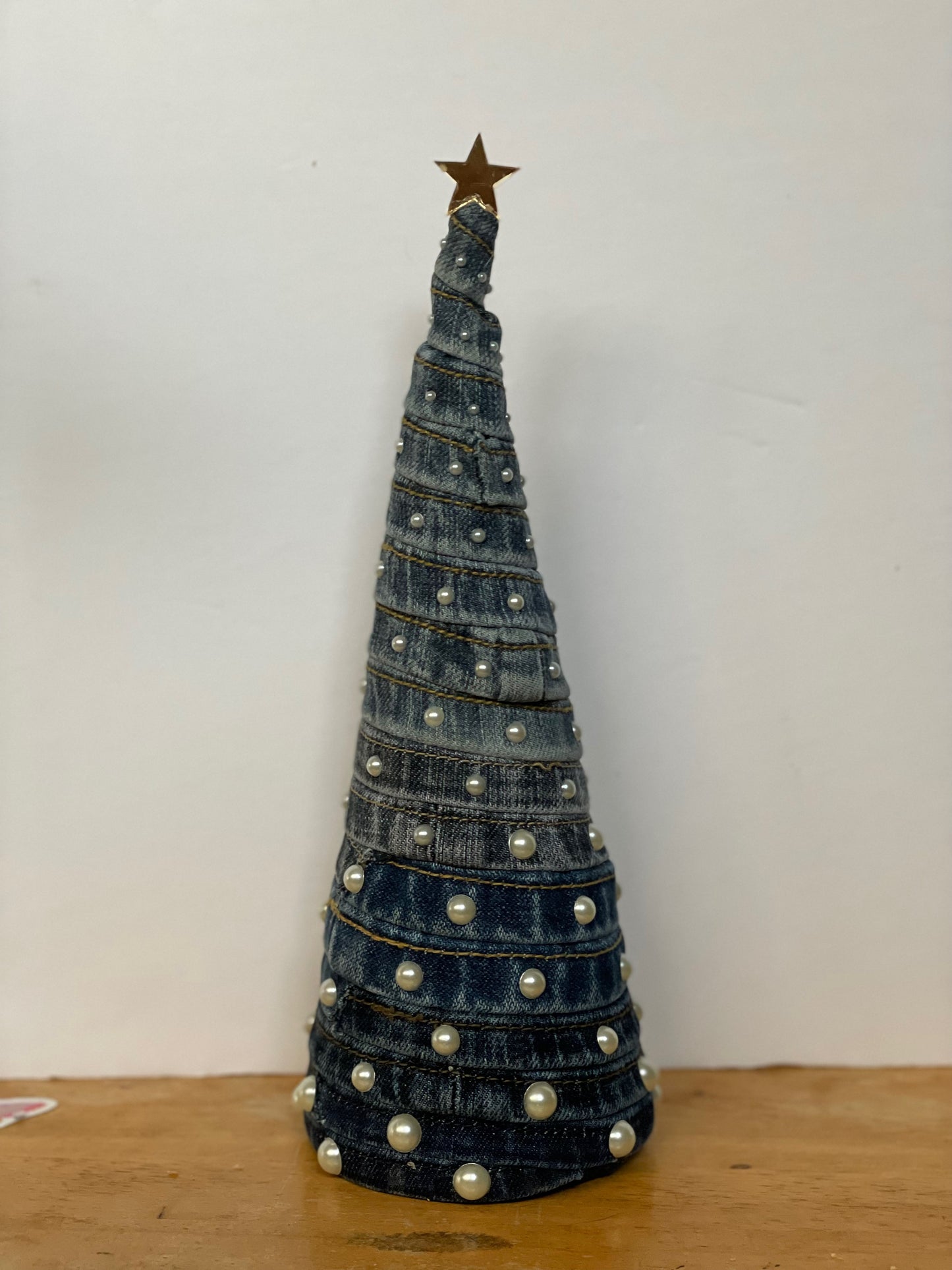 Upcycled Denim Tree