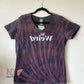 Be Weird Adult Large Reversed Dyed Tie Dye T-shirt
