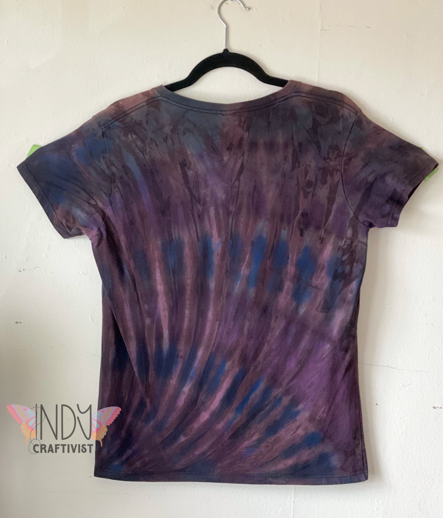 Be Weird Adult Large Reversed Dyed Tie Dye T-shirt