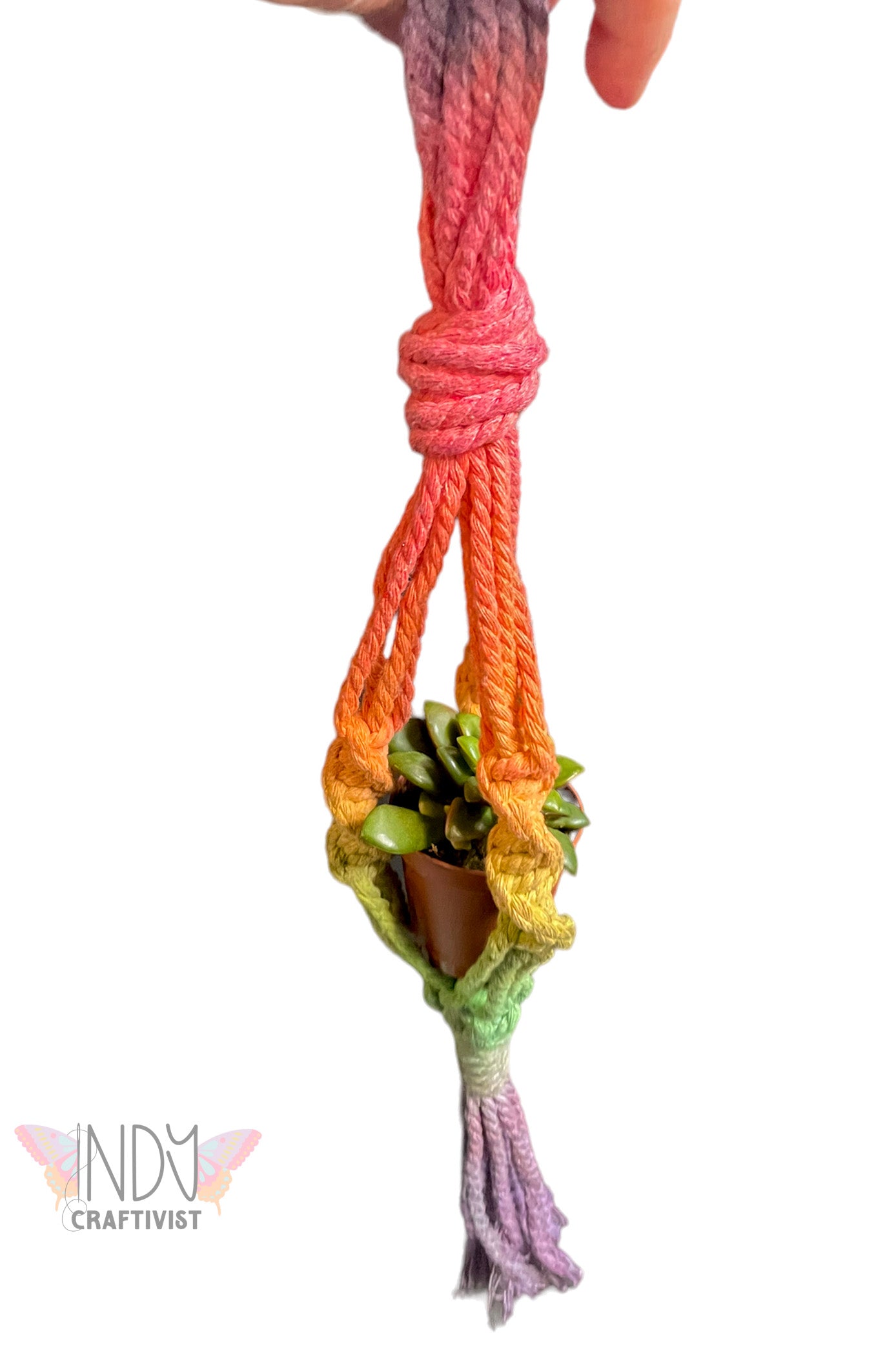 Tie Dyed Mini Planter