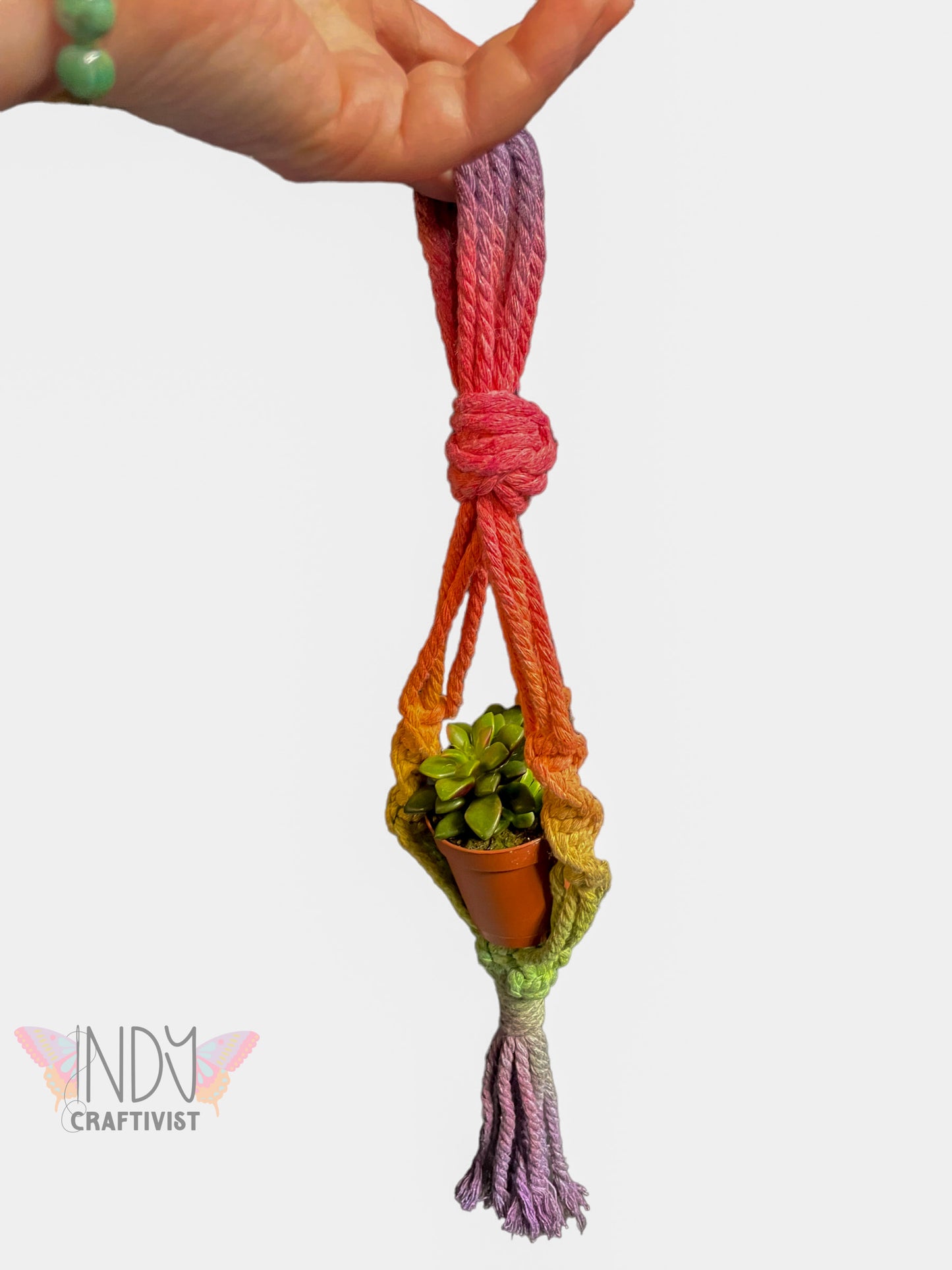 Tie Dyed Mini Planter