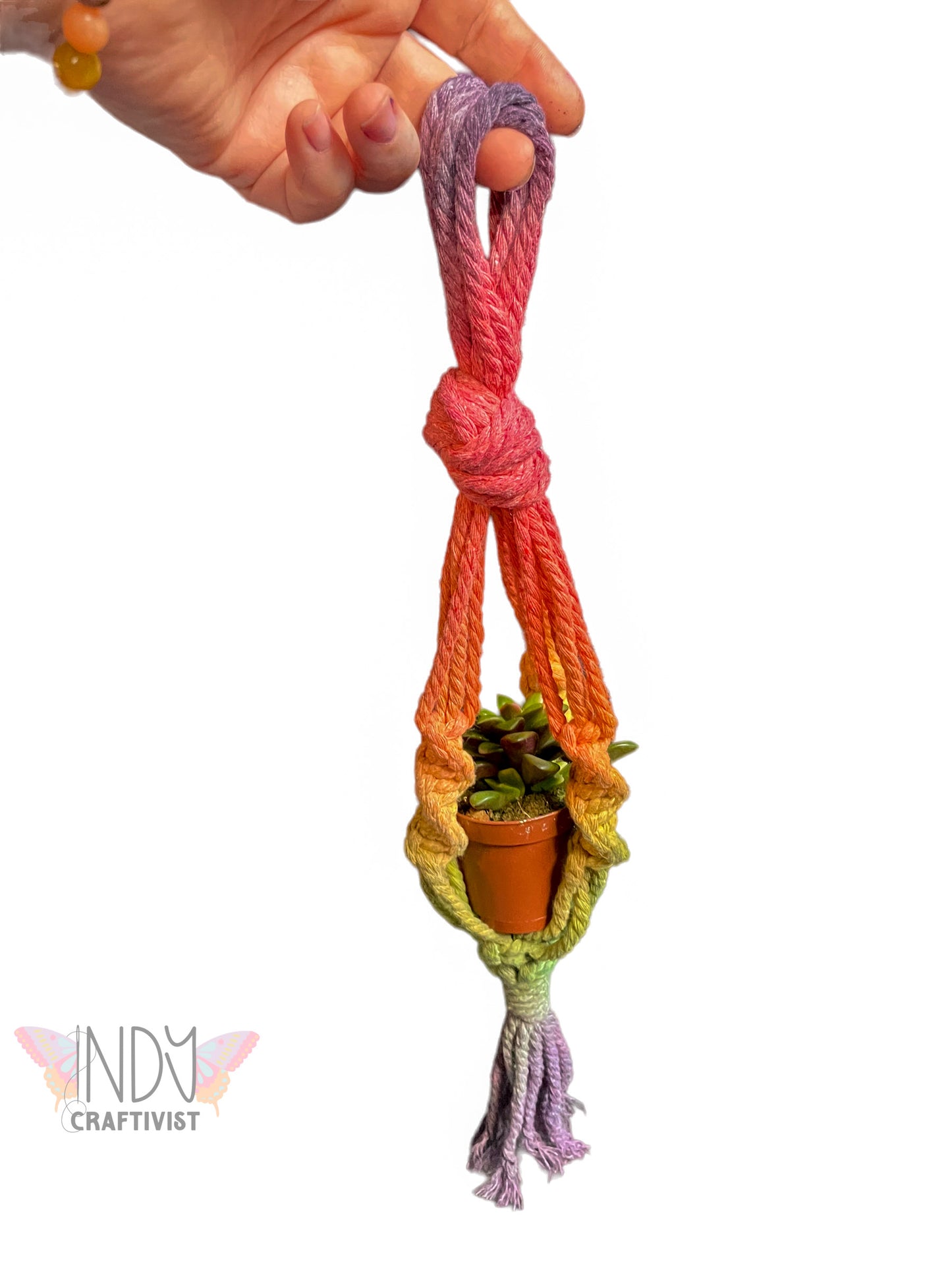 Tie Dyed Mini Planter