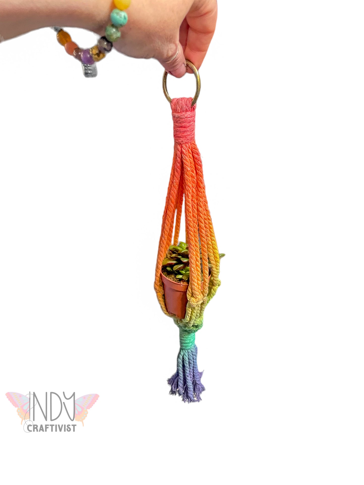 Tie Dyed Mini Planter