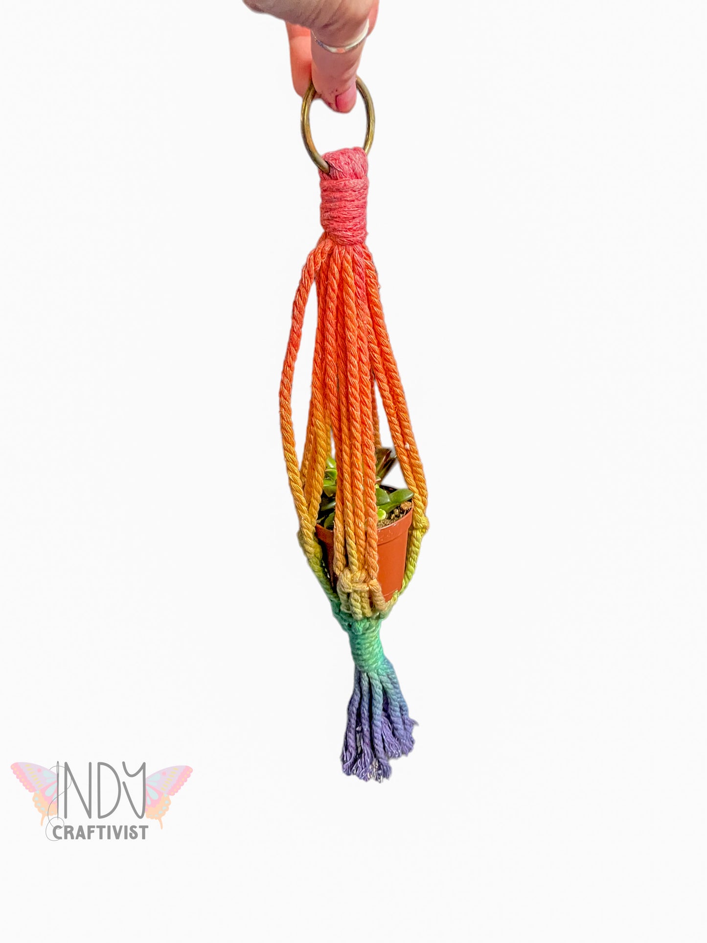 Tie Dyed Mini Planter