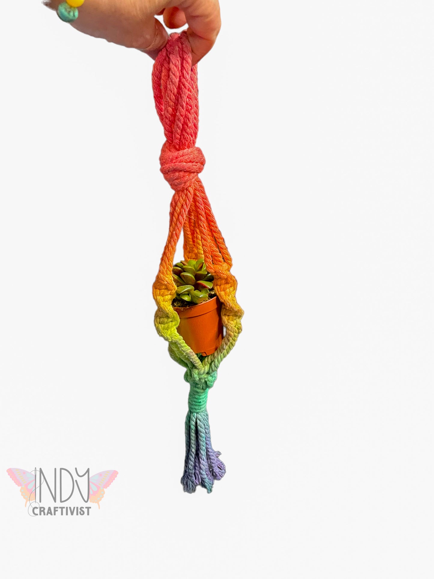 Tie Dyed Mini Planter
