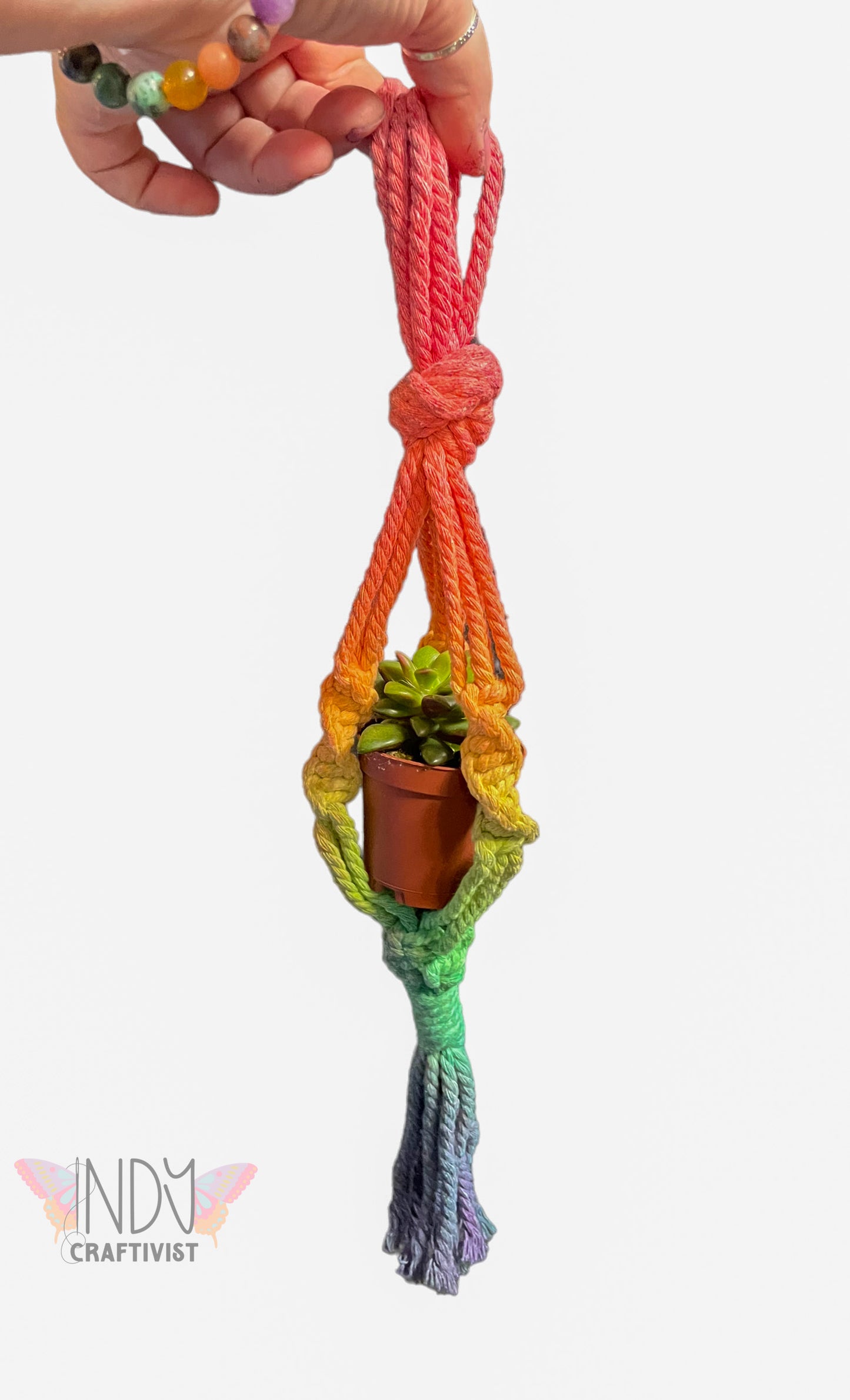 Tie Dyed Mini Planter