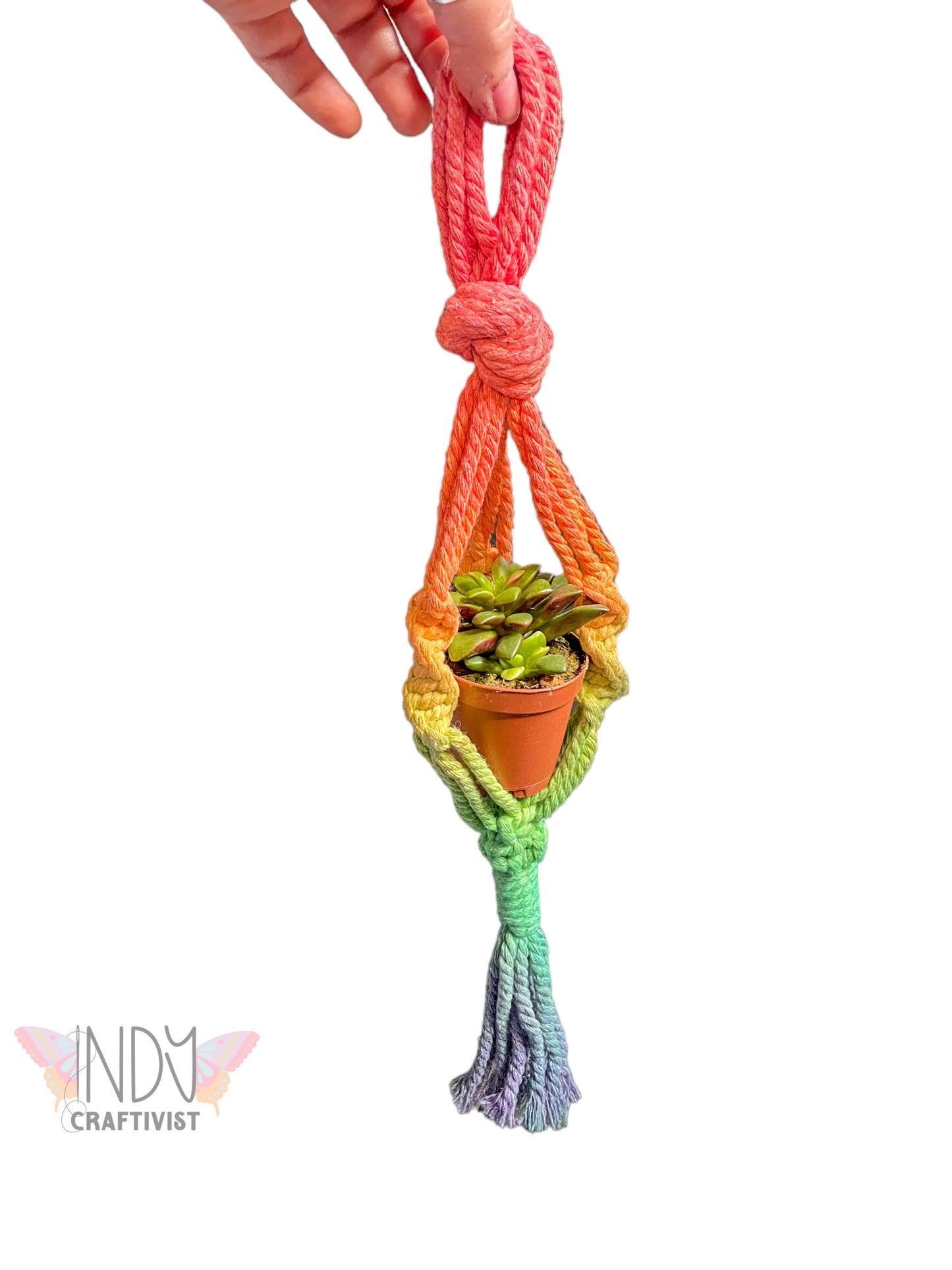 Tie Dyed Mini Planter