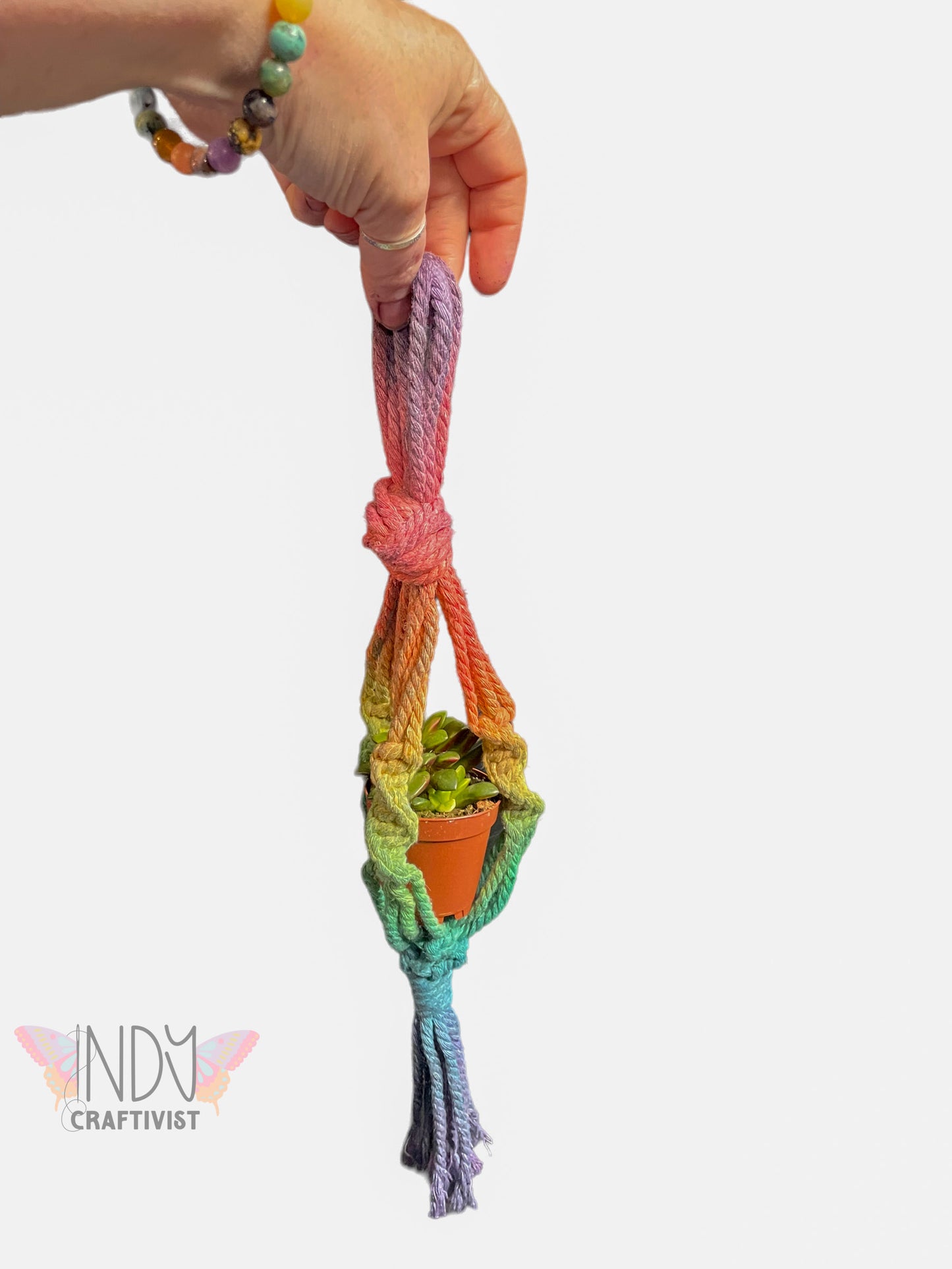 Tie Dyed Mini Planter