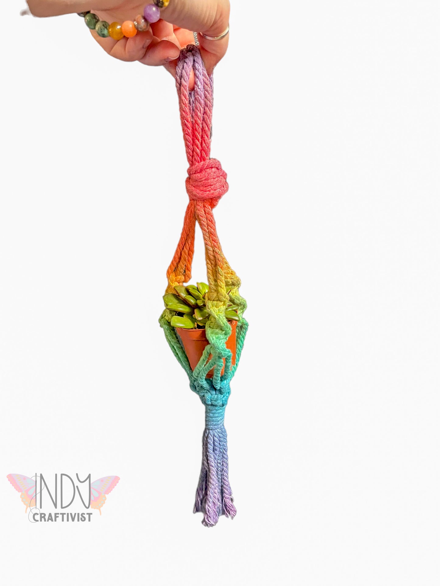 Tie Dyed Mini Planter