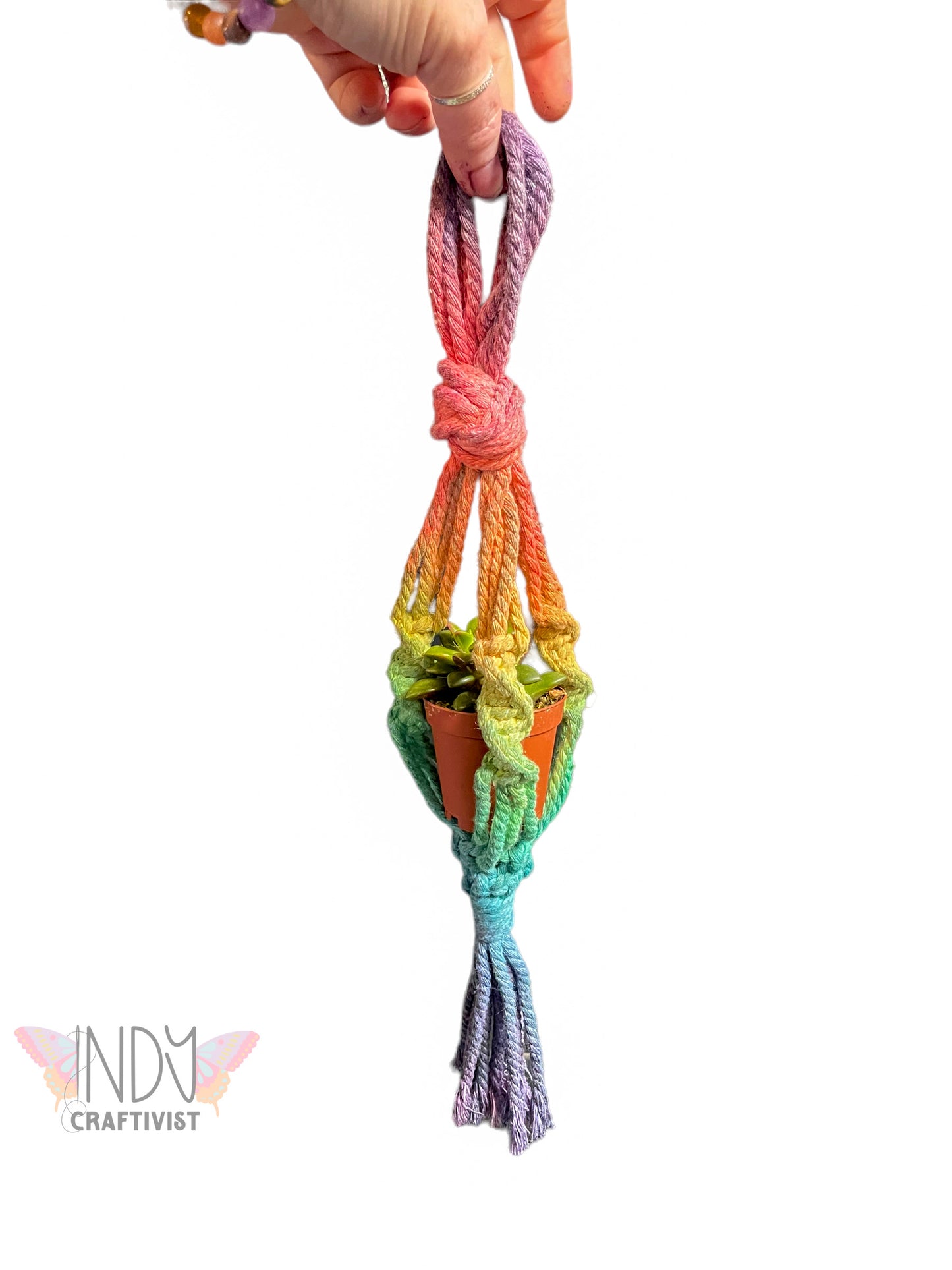 Tie Dyed Mini Planter