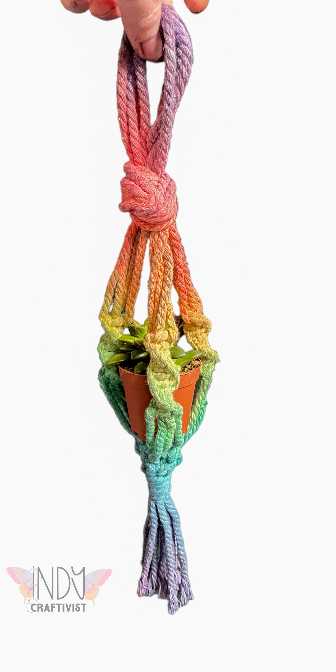 Tie Dyed Mini Planter
