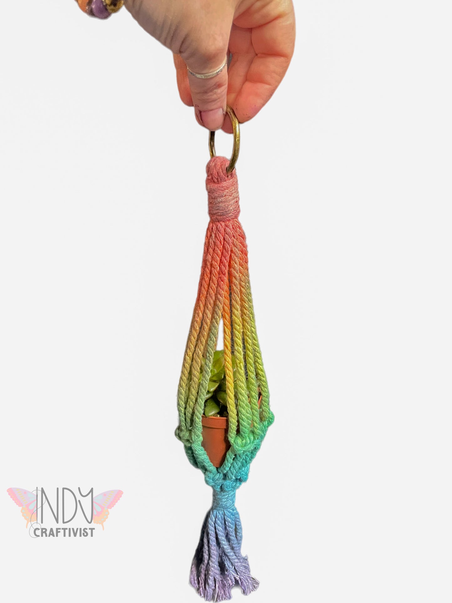 Tie Dyed Mini Planter