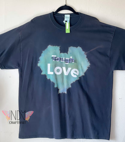Tough Love Adult 2X Reverse Dyed Tie Dye T-shirt