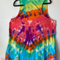 Rainbow Adult 2X Tie Dye Tank Top Dress