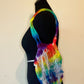 Rainbow Tie Dyed Crochet Farmers Market Bag