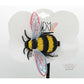 Freestanding Lace Pride Bee Embroidered Hair Jewelry
