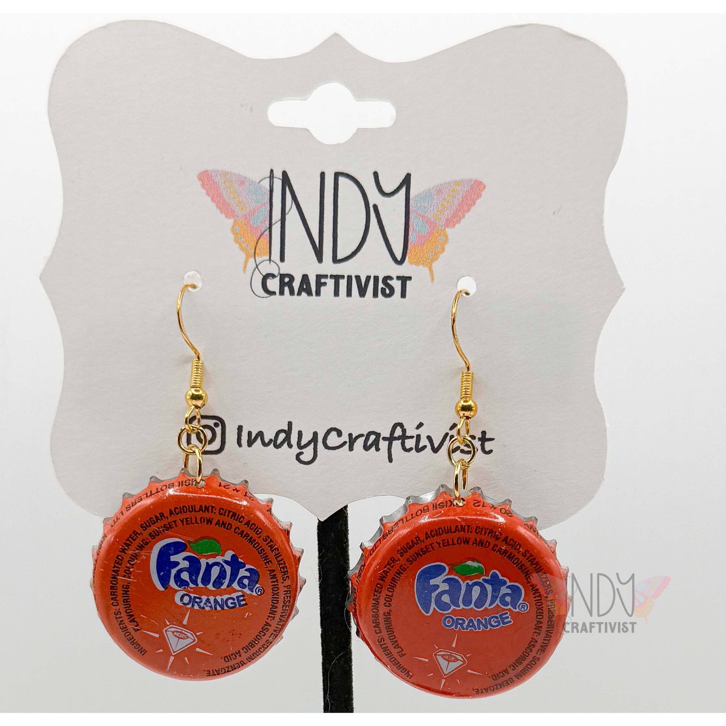 Kenyan Crush Bottlecap Earrings