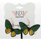 Cape York Birdwing Full Butterfly Earrings