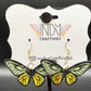 Cape York Birdwing Full Butterfly Earrings