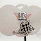 Checkered Star Embroidered Hair Jewelry