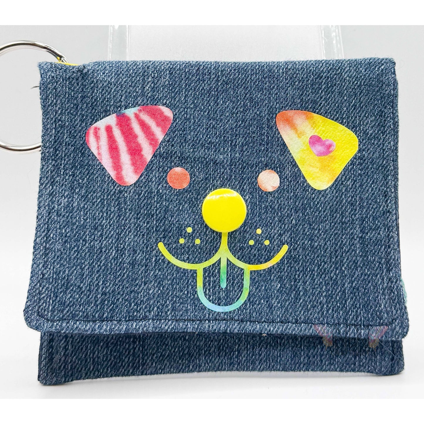 Upcycled Denim Animal Coin Purse