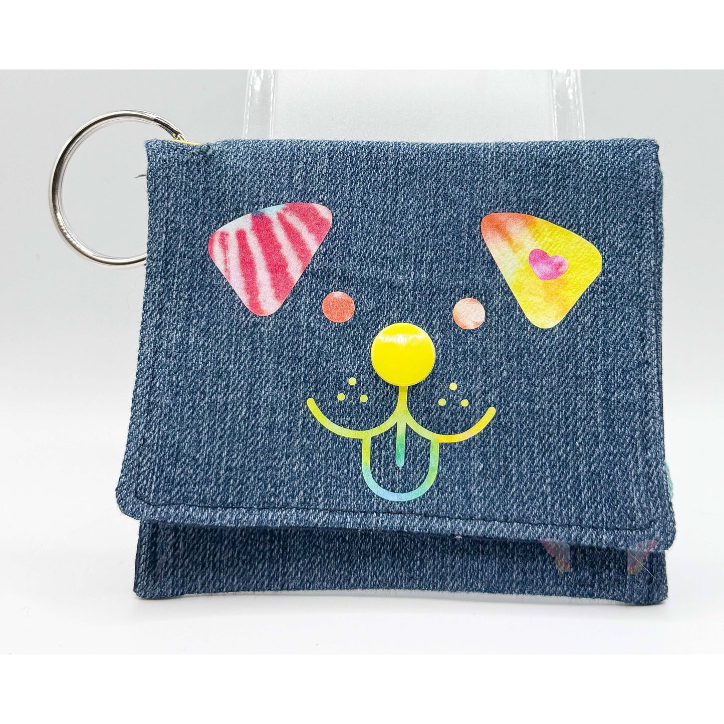 Upcycled Denim Animal Coin Purse