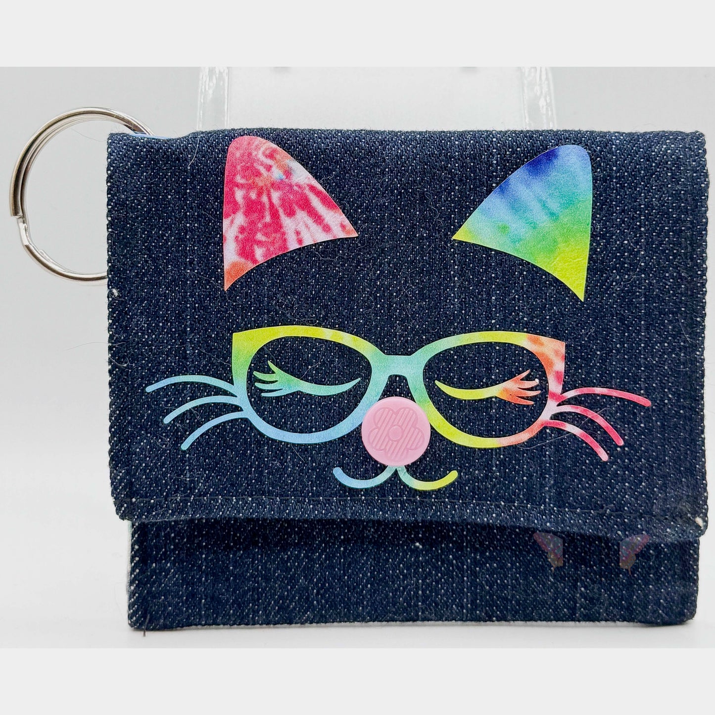 Upcycled Denim Animal Coin Purse