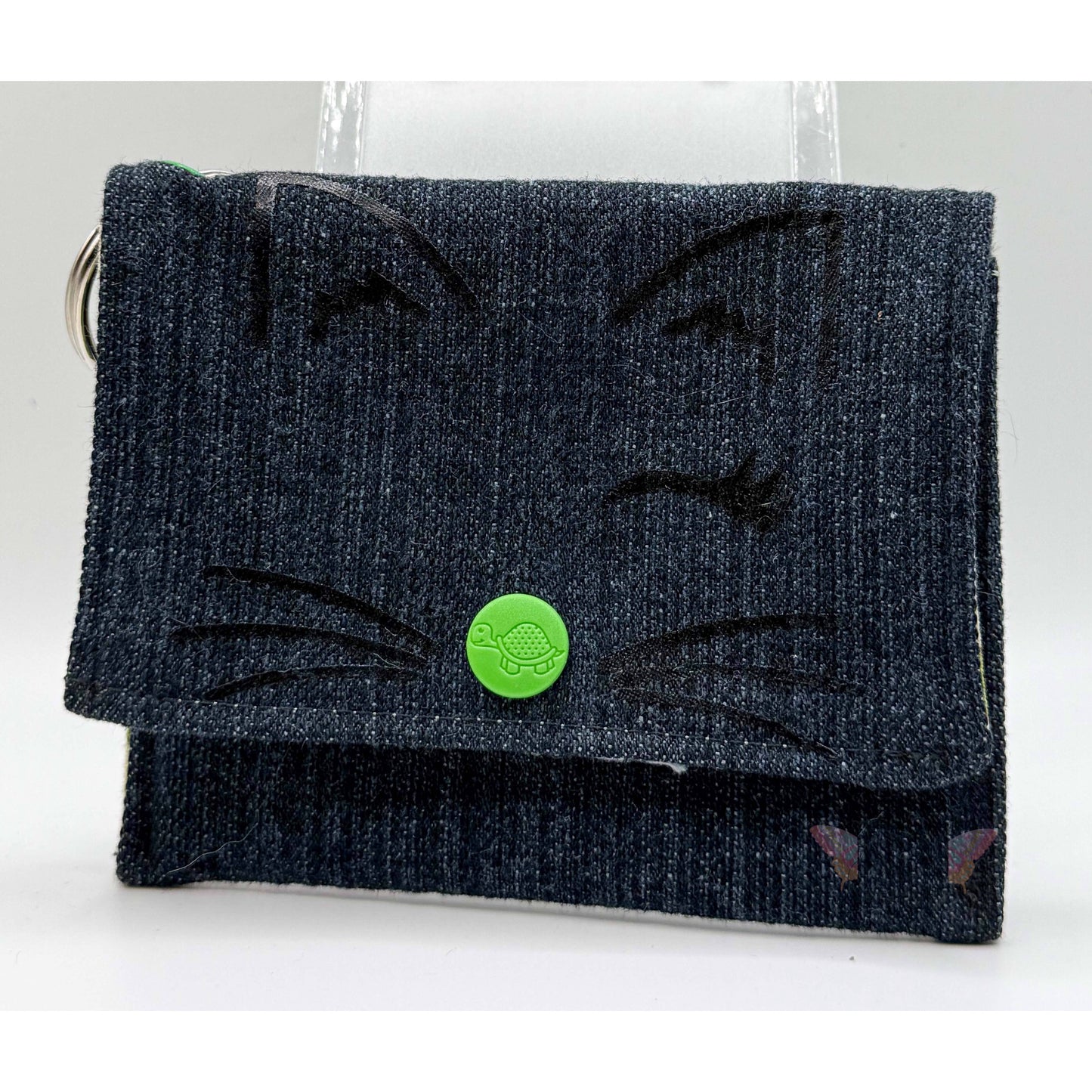 Upcycled Denim Animal Coin Purse