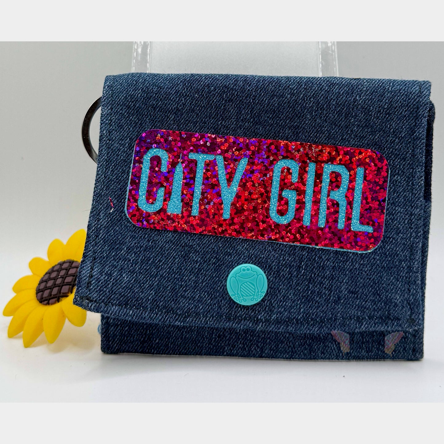 Upcycled Denim Animal Coin Purse