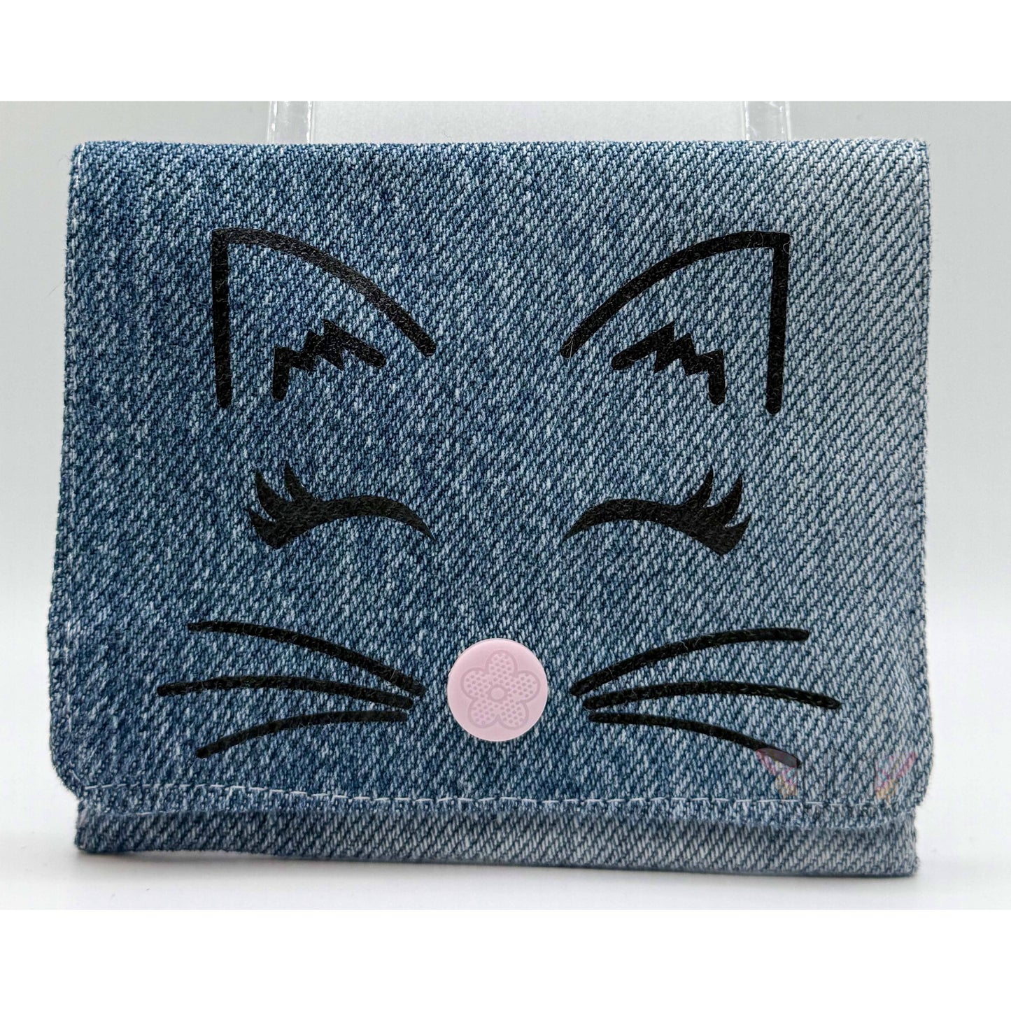 Upcycled Denim Animal Coin Purse