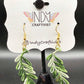 Lace Curved Vine Earrings