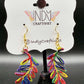 Lace Curved Vine Earrings
