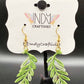 Lace Curved Vine Earrings